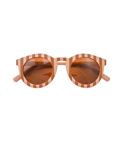 POLARIZED SUNGLASSES- KIDS - STRIPES SUNSET + TIERRA