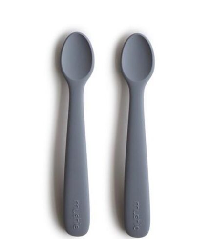 Mushie Silicone Feeding Spoons 2-Pack Tradewinds