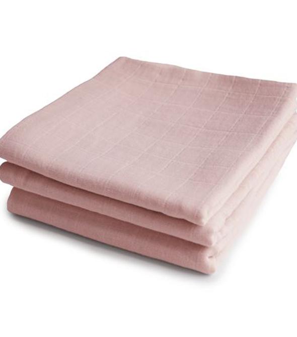 Muslin Cloth (Blush) 3-Pack