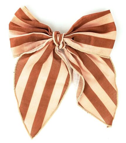 FABLE BOW-MID SIZE - STRIPES SUNSET + TIERRA