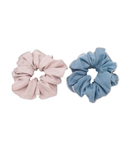 HAIR SCRUNCHIE SET OF 2 - LAGUNA+BOG