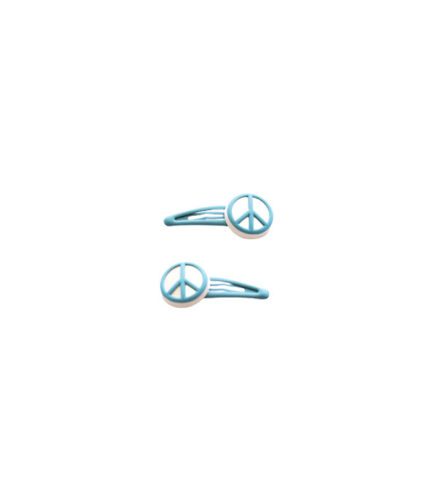 MINIMALIST SNAP CLIPS SET OF 2 - PEACE SIGN