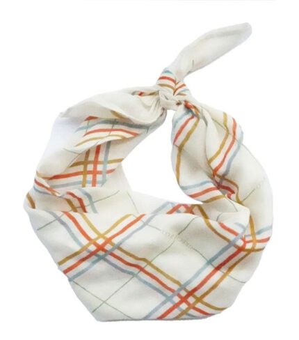 HEAD SCARF - PLAID PATTERN